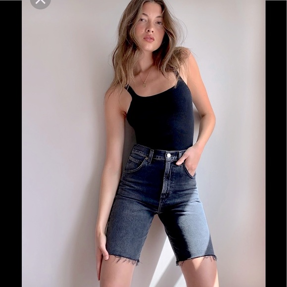 Agolde Pants - AGOLDE Pinch Waist high rise jean short 30